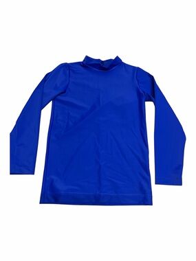 NEW Mikoh Mini Girl’s long sleeve rash guard swim shirt in Blue Size Medium